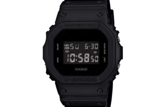 Casio G-Shock DW-5600BB-1DR Black Digital Dial Black Resin Strap Men’s Watch Shock and 200M Water Resistant G363