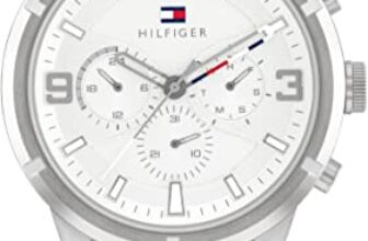 Tommy Hilfiger Silver Dial Quartz Analog with Date Watch for Men-TH1792072