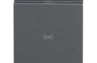 Lauritz Knudsen Electrical & Automation CB98071SM09 – englaze Touch 1 Bell P + 3 CH S/W M Grey With Up to 12 years Warranty | For Homes, Apartments, Commercial Space (Offices/Malls), Hotels