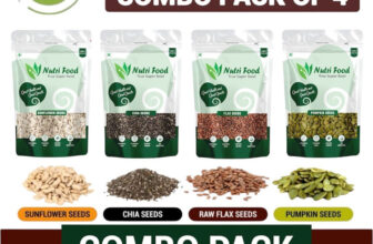 Nutri Food Certified Organic Raw Combo Seeds Value Pack(200 g, Pack of 4)