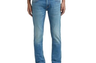 Danial Blue Low Rise Tapered Jeans
