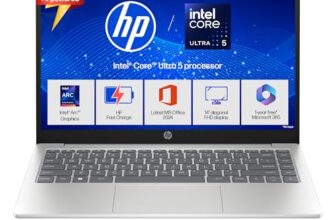 HP 14, Intel Core Ultra 5 125H (24GB DDR5, 1TB SSD) Micro-Edge, Anti-Glare, FHD, 14”/35.6cm, Win11, M365* Office24, Silver, 1.4kg, ep1180TU, FHD Camera, Backlit Laptop