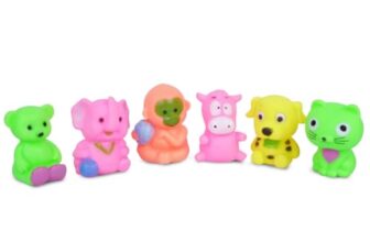 Bath Squeeze Animals 723- 6pcs for Toddlers / Bath Toys for Kids for Toddlers