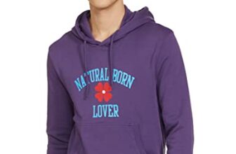 Levi’s Men’s Cotton Neck Hooded Regular Sweatshirt (17096-0092_Loganberry Purple_M)