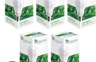 Syska 9 W Basic Standard B22 LED Bulb(White, Pack of 5)