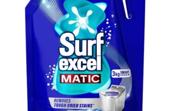 Surf Excel Matic Top Load Liquid Detergent 3kg Refill ||Specially Designed To Remove Tough Dried Stains, 1st time In Washing Machine
