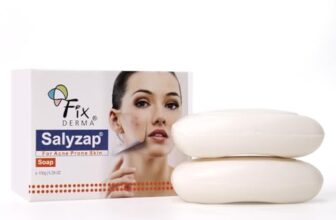 Fixderma Salyzap Soap with Salicylic Acid, Tea Tree Oil & Vitamin E for Acne-Prone & Oily Skin | Soap for Treating Acne | Paraben Free – 150gm (Pack of 2)