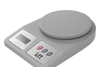 Litt by Lifelong Digital Kitchen Weighing Scale | LCD Display with Tare & Mode Function | Compact & Accurate Weighing Machine for Kitchen, Baking, Diet, Food & Grocery | 5kg Capacity