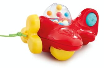 Popping Plane by ELC – Helps Encourage toddling & Walking, develops fine Motor Skills, Ideal for Toddlers