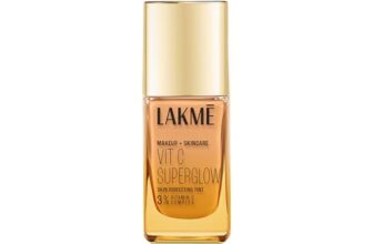 Lakme Makeup+Skincare VitC Superglow Skin Perfecting Tint Warm Natural W180 25ml