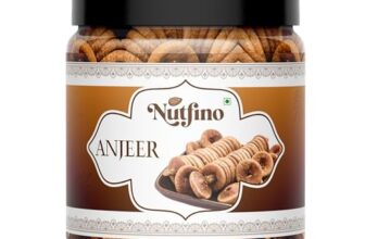 Nutfino Afghani Anjeer (Dried Figs) – Natural, Sun-Dried, Handpicked | Rich in Fiber, Calcium & Antioxidants | Healthy Dry Fruit Snack (450gm)