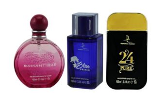 Dorall Collection Romantique + Blue Prince + 24 Pure EDT Set 100ml (Pack of 3)