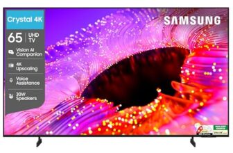 Samsung 65 inches Crystal UHD 4K Samsung Vision AI Smart TV UA65UE85AHULXL
