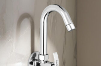 Prestige Passion Chrome Plated Wash Basin Sink Cock Basin Mixer Faucet(Wall Mount Installation Type)