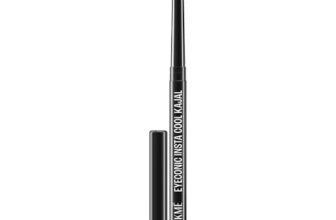 Lakme Eyeconic Insta Cool Kajal|| Black|| Cooling Kohl Liner with Cucumber|| Twist Up Pencil – Waterproof|| Smudge Proof & Long Lasting Eye Makeup|| 0.35 g