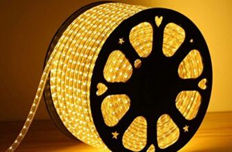 Desidiya ® 40 Meter LED Rope Light for Decoration-Waterproof Decorative Lights,Cove Light for Ceiling | LED Pipe Light for Home Decor | Led Strip Lights for Diwali Decoration,Birthday (Warm White)