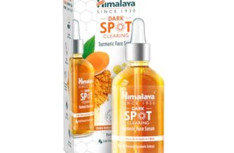 Himalaya Dark Spot Clearing Turmeric Face Serum | Visibly Reduces Dark Spots from Day 7 | with 10% Glycolic Acid, 2% Niacinamide & Cold Pressed Turmeric | Clinically Tested | Non Staining | 30ml