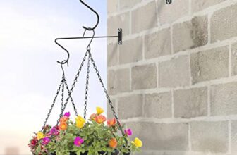 TrustBasket Angus Wall Bracket for Hanging Planter (Pack of 5) Wall Shelf Brackets Plant Hangers for Hanging Flower Pots for Indoor and Outdoor Plants