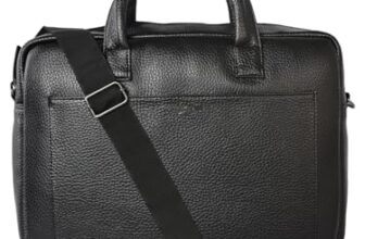 Police Premium Laptop Briefcase for Men | Sleek Professional Office Bag | Spacious Laptop Compartment | Adjustable Shoulder Strap | Durable Business & Work Bag
