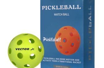 Vector X Pickleball-Softer Feel Recreational & Club Play Pickleball for Tournament and Competition, Perfectly Balanced, High Bounce True Flight, Ideal for All Skill Levels (Pack of 6, 26-Hole)