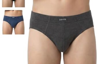 Levi’s Men 100 CA STYLE 11 COMFORT BRIEF DK. GREY MELANGE,BLACK,N.MELANGE P3 Size- L