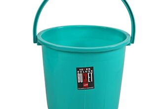 Cello Super DLX Plastic Bucket (21L_Green)