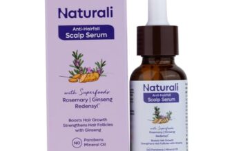 Naturali Anti-Hairfall Scalp Serum With Rosemary, Ginseng & Redensyl | Boosts Hair Growth | Strengthen Hair Follicles | Paraben-free | Best Anti-Hairfall Serum | 30ml