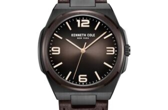 Kenneth Cole Classic Quartz Analog Brown Dial Brown Leather Strap Watch for Men – KCWGA0015203MN