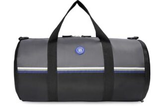 Aeropostale Duo Unisex Polyester 38L Gym Bag Duffel – Grey