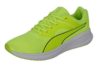 Puma Unisex-Adult Transport Lime Squeeze-Black Walking Shoe – 9 UK (37702810)
