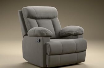 Green Soul Cloud | Single Seater Manual Recliner Sofa | Ultra Soft Suede Fabric | Recline & Relax (R1) | Oversized Leg Rest & Cushioned Lumbar (Grey)