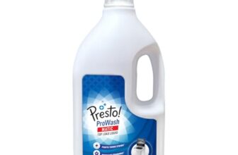 Amazon Brand – Presto! ProWash Matic Top Load Detergent Liquid | 2 Litre | Removes Tough Stains | Gentle On Clothes