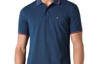 Van Heusen Men’s Regular Fit Polo T-Shirt (VSKP517S011419_Nautical L)