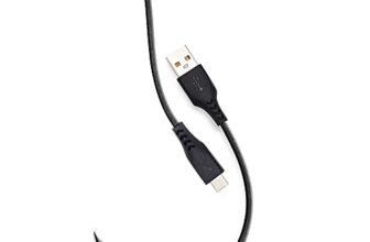 SYSKA CCCP02 1.2 m USB Type C Fast Charging Cable (Compatible with Mobile, Tablet, Elegant Black)