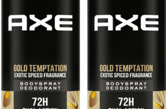 AXE Gold-Temptation Body Spray  –  For Men(430 ml, Pack of 2)