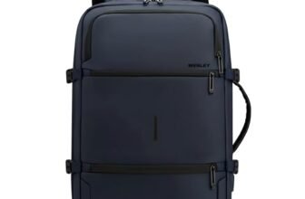 Wesley Luxur 2 Premium Overnighter 50 L Weekender Travel Laptop Backpack, Flight Cabin Approved Carry On with 16 inch Laptop Compartment, Anti Theft business/Travel/Office/College Bag for Men Women