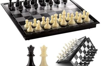 Famous Quality Folding Materials and Smooth Surface Magnetic Chess Board for Kids and Adult, 10.2-Inch