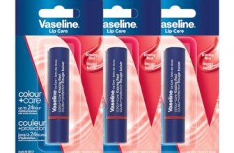 Vaseline Colour+Care Kissing Red Tinted Lip Balm Stick 3g (Pack of 3)