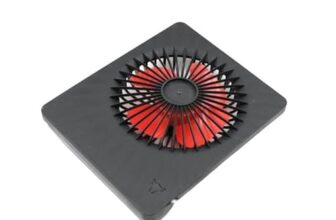 ATEVON Portable Desk Fan – Compact USB-Powered Table Fan with 1-Speed Setting for Home Office & School Use