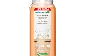 Mamaearth Rice Water Moisturizing Body Wash with Rice Water & Hydrating Lily Scent for Dewy Glass Skin – 275 ml | Intensely Moisturizes |Long Lasting Fragrance |Deeply Cleanses |Gentle |All Skin Types