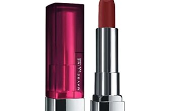 Maybelline New York Color Sensational Creamy Matte Lipstick lasts up to 12 Hours, Hydrate Lips, Rich Creamy Lipstick with Shea Butter, Available in 42 Shades – Burgundy Blush, 3.9g
