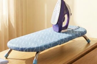 Lifelong Table Top Ironing Board | Compact & Foldable Ironing Stand with Heat-Resistant Cover | Portable Mini Ironing Table for Small Spaces, Dorms, and Laundry Rooms