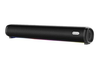 ZEBRONICS Wireless Bluetooth Soundbar, 42 Watts, Upto 11h Playback, Dual 57mm Drivers, Dual Passive Radiators, TWS, Call Function, Type-C Charging, USB, AUX (Vita Bar 301)