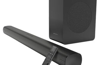 ZEBRONICS Juke Bar 9330 500W Soundbar 2026 Launch, 16.51cm Wireless Subwoofer, Triple Drivers, Dolby Audio, 3.1CH, BT v5.3, HDMI ARC, LED Display, Remote Control (500W)