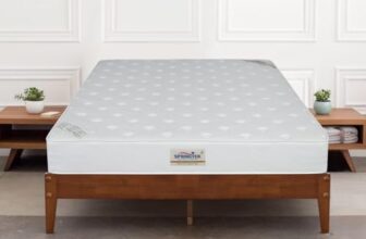 Springtek Ortho Pocket Spring Mattress King Size 72×72 | 8 Inch Thickness | Medium Firm Multi Zoned Zero Partner Disturbance Mattressess | 7-Layer Orthopedic Bed Gadda | 6 Year Warranty |72×72 Inch
