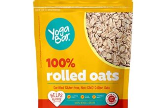 Yogabar 100% Rolled Plain Oats 400G | Premium Golden