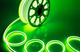 One94Store 4 Meter LED Neon Strip Light – Green | Plug-in Powered Flexible Waterproof Rope Light DC 5V | Ambient LED Lighting for Home, Bedroom, DIY Decor, Party & Gaming Room