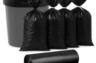 BENAVJI Garbage Bags Medium 45 Pcs I 15 Pcs x Pack of 3 Rolls | 24x 32 Inch | Dustbin Bags,Trash Bags,Dustbin Covers for daily Wet and Dry Waste Pack of 3