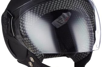 Studds EPS FEMM Super Open Face Helmet (Matt Black, XS)