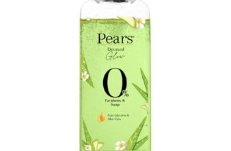 Pears 98% Pure Glycerin Detoxed Glow Body Wash with Aloe Vera and 0% Parabens & Soap for a Detoxed Glow, 250ml